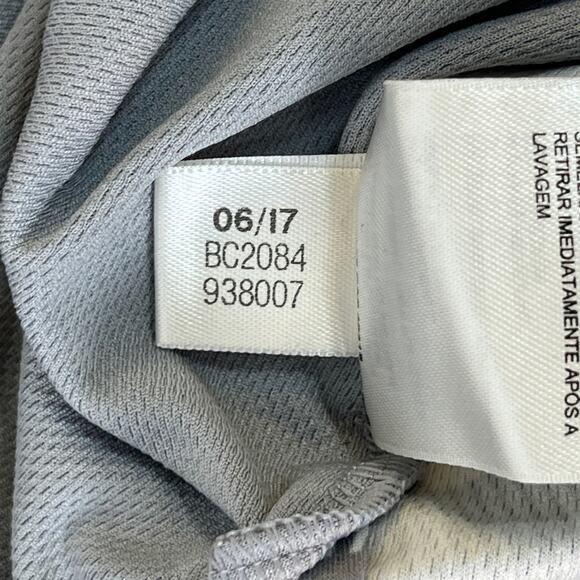 Adidas Climacool Competition Stripe Polo Shirt Men's Small Mid Gray MSRP $60 - Picture 3 of 5